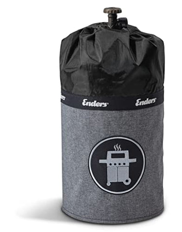 Enders Gasflaschenhülle Style Red 5114, Gasflasche Grill-Abdeckung 5 kg, Keine Rostränder durch Silikonfüße, feuerfest, UV-Schutz im Sale